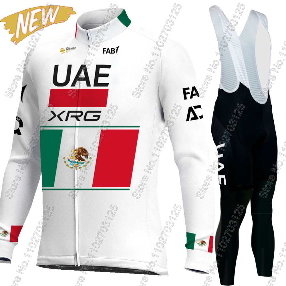 Cycling Bib Shorts - UAE Team Cycling 2026 Messico Jersey