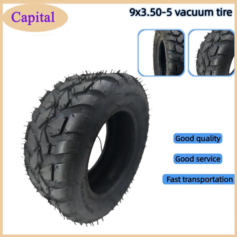 Road Bike Tire - Pneumatico Sottovuoto 9x3.50-5 per Scooter Elettrico,