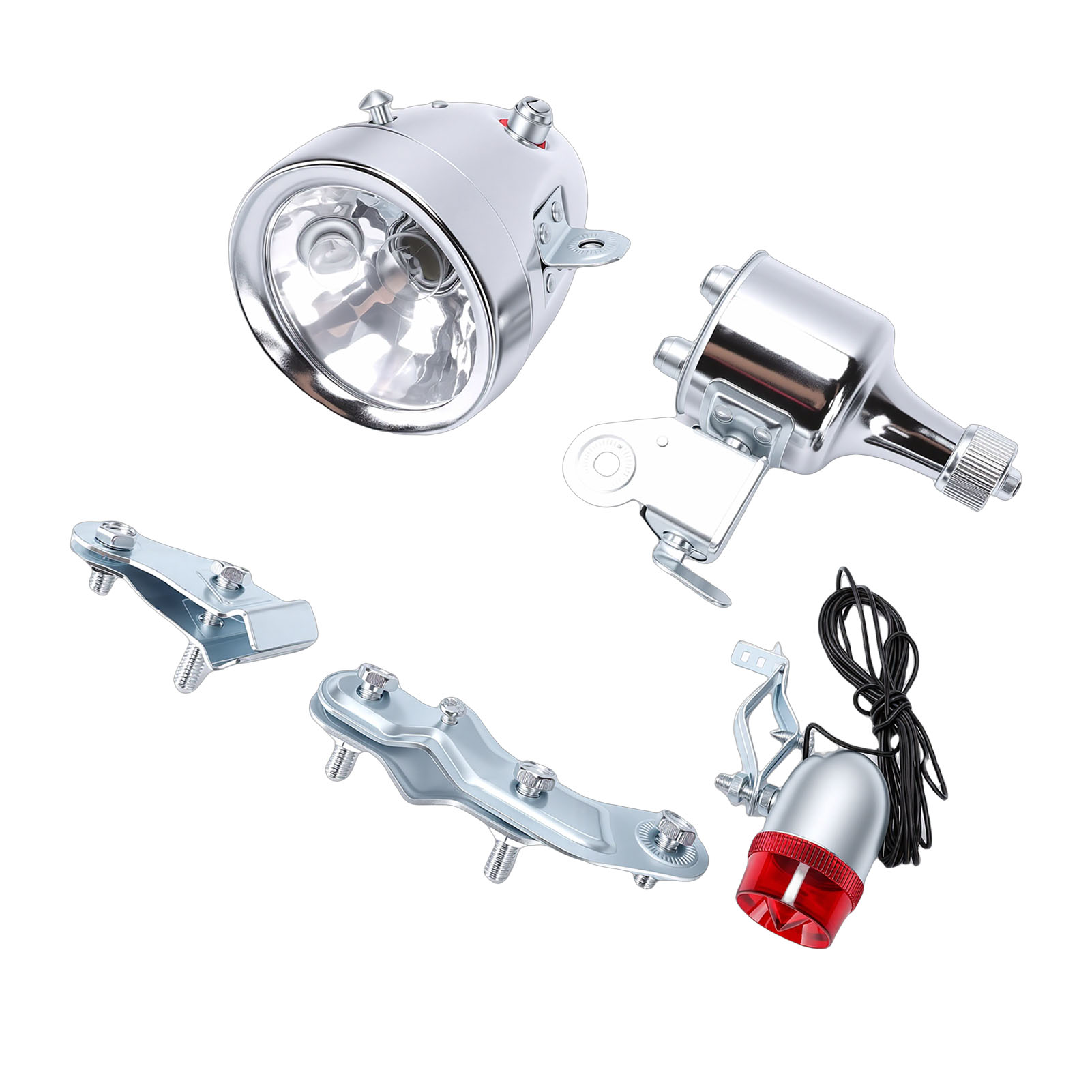 Bike Dynamo Light - Kit Luce Bici Dynamo: Generatore Dinamico,