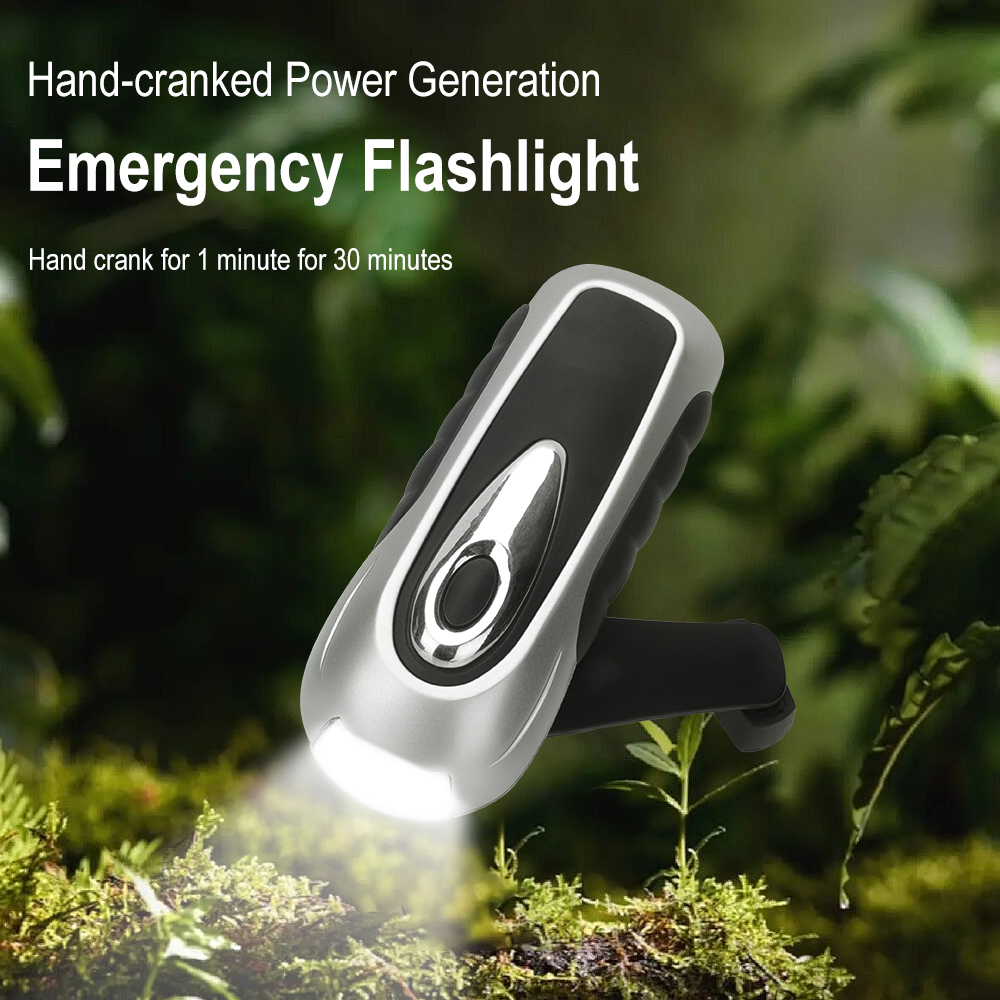 BORUIT Torcia a LED Manovella  - Bike Dynamo Light recensione e prezzo