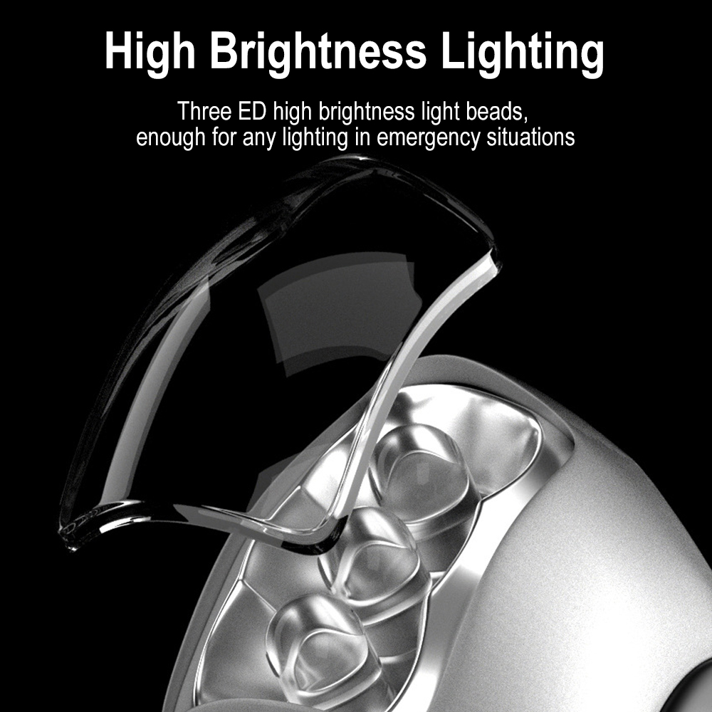 BORUIT Torcia a LED Manovella  - Bike Dynamo Light recensione e prezzo