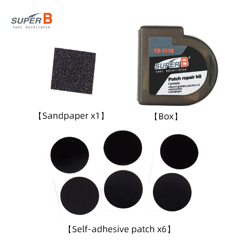 Super B TB-1118 6 pezzi patch  - Bicycle Repair Kit recensione e prezzo