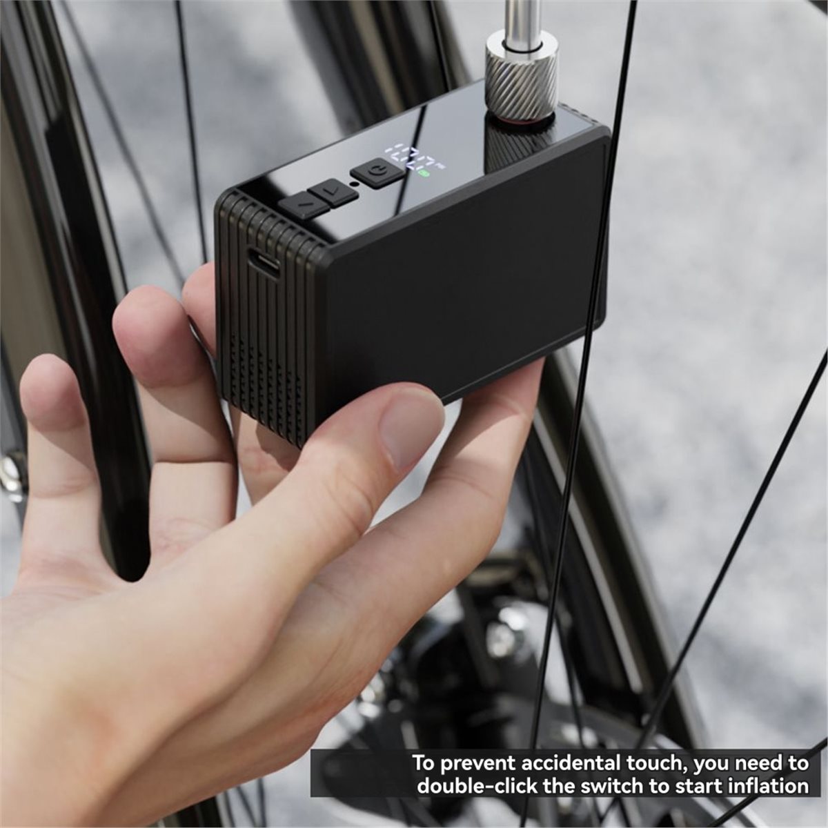 Mini pompa d'aria elettrica au - Road Bike Tire recensione e prezzo