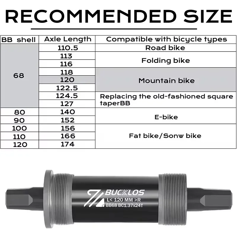 BUCKLOS BB68 Movimento Central - Cycle Zone recensione e prezzo